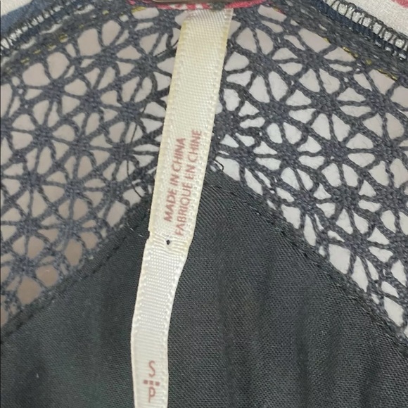 Free People Rain or Shine Mini Dress Tunic Boho - Picture 11 of 12